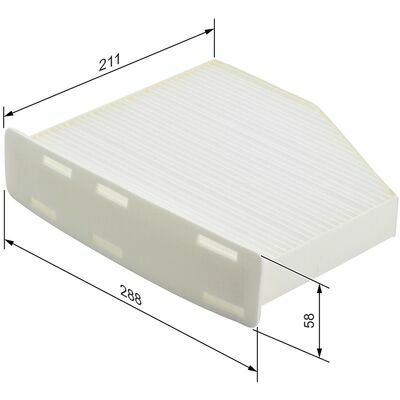 BOSCH Filtre, Air de l'Habitacle 1 987 432 097