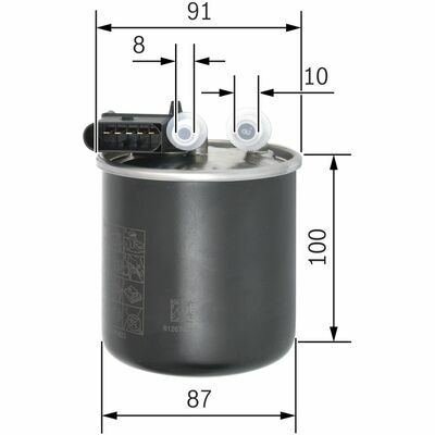 BOSCH Filtre à Carburant F 026 402 838