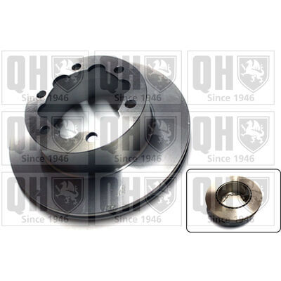 QUINTON HAZELL Disque de Frein BDC5553 (lot de 2)