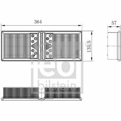 FEBI BILSTEIN Filtre à air 101662