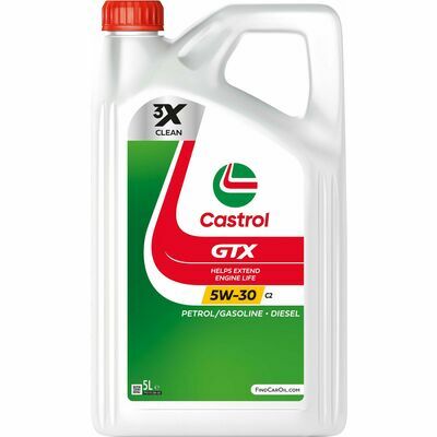Castrol GTX 5W-30 C2 Huile Moteur 5 L