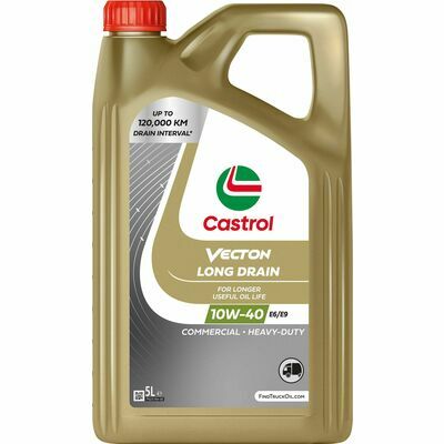 Castrol Vecton Long Drain 10W-40 E6/E9 Huile Moteur 5 L