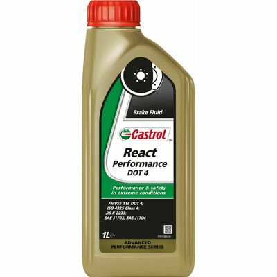 Castrol React Performance DOT 4 Huile Hydraulique 1 L