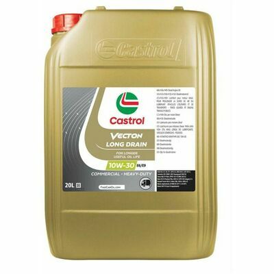 Castrol Vecton Long Drain 10W-30 E6/E9 Huile Moteur 20 L
