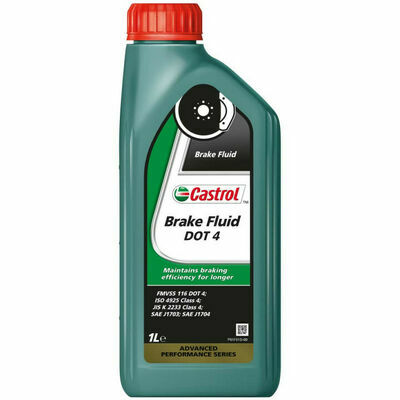 Castrol Brake Fluid DOT 4 Huile Hydraulique 1 L