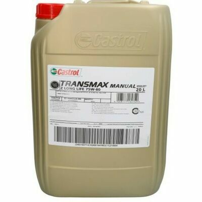 Castrol Transmax Manual Z Long Life 75W-80 Huile de Transmission 20 L