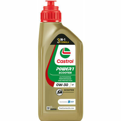 Castrol POWER1 Scooter 4T 0W-30 Huile Moteur 1 L