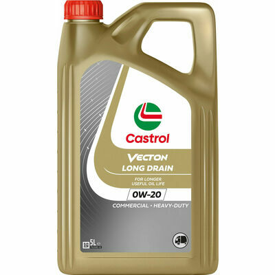 Castrol VECTON Long Drain 0W-20 Huile Moteur 5 L