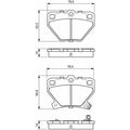 BOSCH Kit de Plaquettes de Frein, Frein à Disque