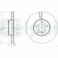 DELPHI Disque de Frein BG9061 (lot de 2)