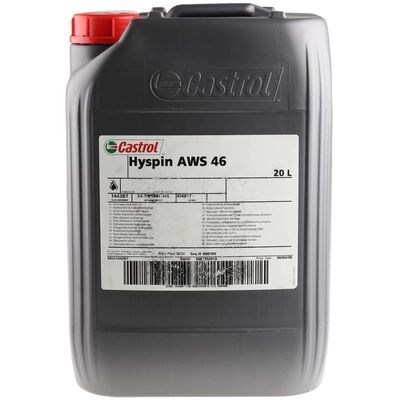 Castrol Hyspin AWS 46 Hydraulikol Huile Moteur 20 L