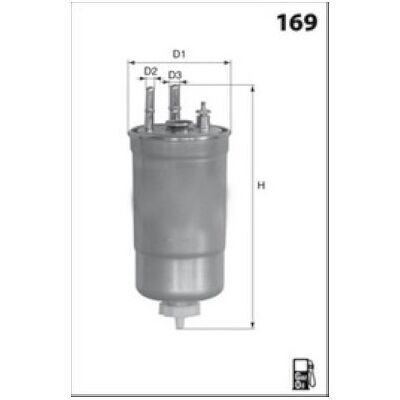 MECAFILTER Filtre à Carburant ELG5710