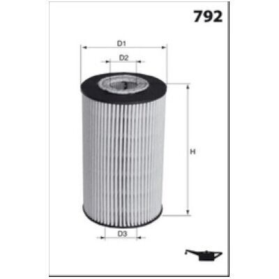 MECAFILTER Filtre à Huile ELH4358