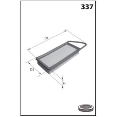 MECAFILTER Filtre à air ELP3734