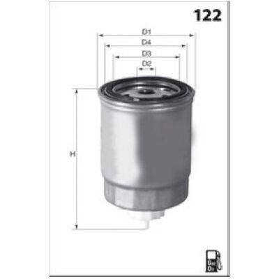 MISFAT Filtre à Carburant M384
