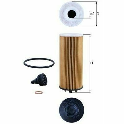 MAHLE Filtre à Huile OX 1238D