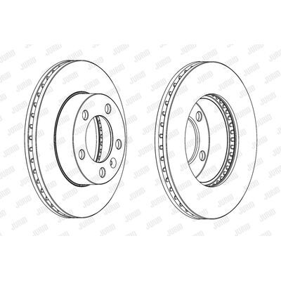 JURID COAT+ Disque de Frein 562713JC-1 (lot de 2)