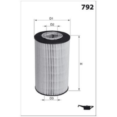 MECAFILTER Filtre à Huile ELH4537