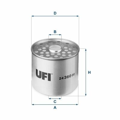 UFI Filtre à Carburant 24.360.00