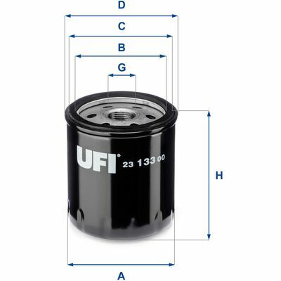 UFI Filtre à Huile 23.133.00
